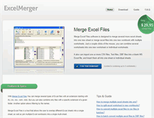 Tablet Screenshot of excelmerger.com